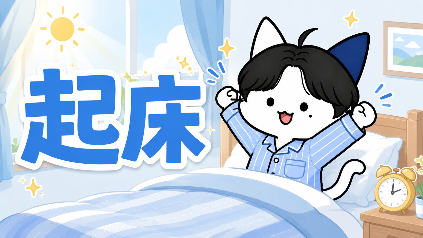 起床：朝の目覚め
